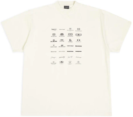 Camiseta Unisex Balenciaga SS23 Oversized Logo Crewneck - Blanco Roto. 712398TNVQ79784 Order Camiseta Unisex Balenciaga SS23 Oversized Logo Crewneck - Blanco Roto. 712398TNVQ79784