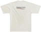 Lookbook Balenciaga SS23 Logo Print Oversized T-Shirt Beige . 641675TNVG59170