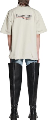 Balenciaga SS23 Logo Print Oversized T-Shirt Beige . 641675TNVG59170 Purchase Balenciaga SS23 Logo Print Oversized T-Shirt Beige . 641675TNVG59170