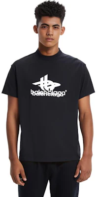 巴黎世家 SS23 标志印花宽松款中性黑色T恤 739028TPVF21070 Purchase 巴黎世家 SS23 标志印花宽松款中性黑色T恤 739028TPVF21070