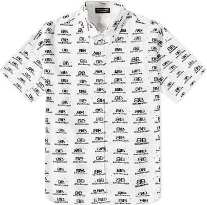 Camisa Blanca Balenciaga SS23 Ajuste Regular con Logo - Moda Superior 725382TNL889040 Buy Camisa Blanca Balenciaga SS23 Ajuste Regular con Logo - Moda Superior 725382TNL889040