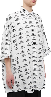 Camisa Blanca Balenciaga SS23 Ajuste Regular con Logo - Moda Superior 725382TNL889040 Purchase Camisa Blanca Balenciaga SS23 Ajuste Regular con Logo - Moda Superior 725382TNL889040