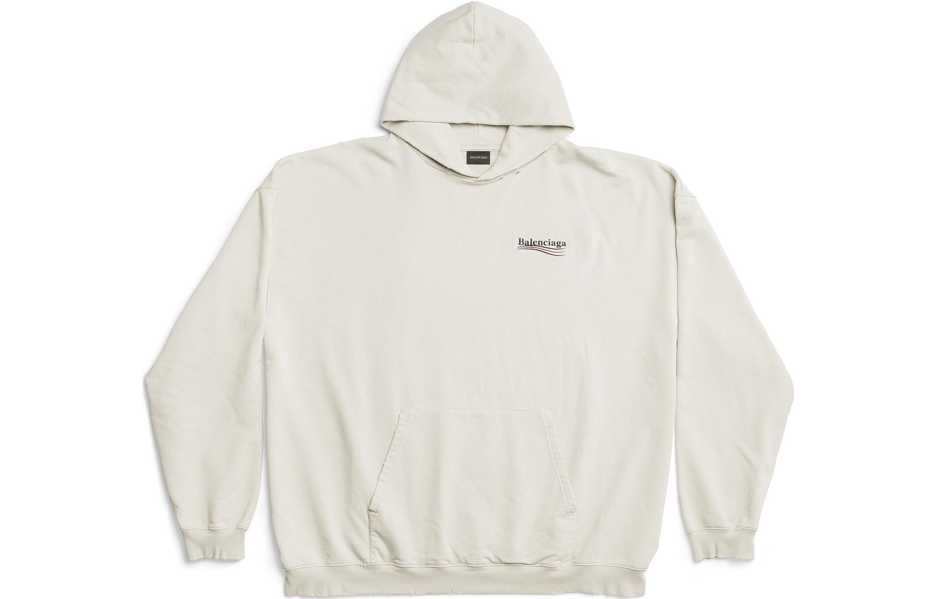 Balenciaga SS23 Logo Print Relaxed Fit Sweatshirt Men’s Off-White 620973TNVG69170