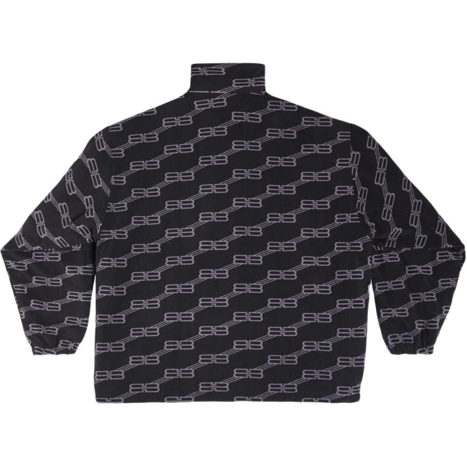 Balenciaga SS23 Logo Print Zip-Up High Neck Jacket Black  Outerwear. 681818TNLK61269 圖 3