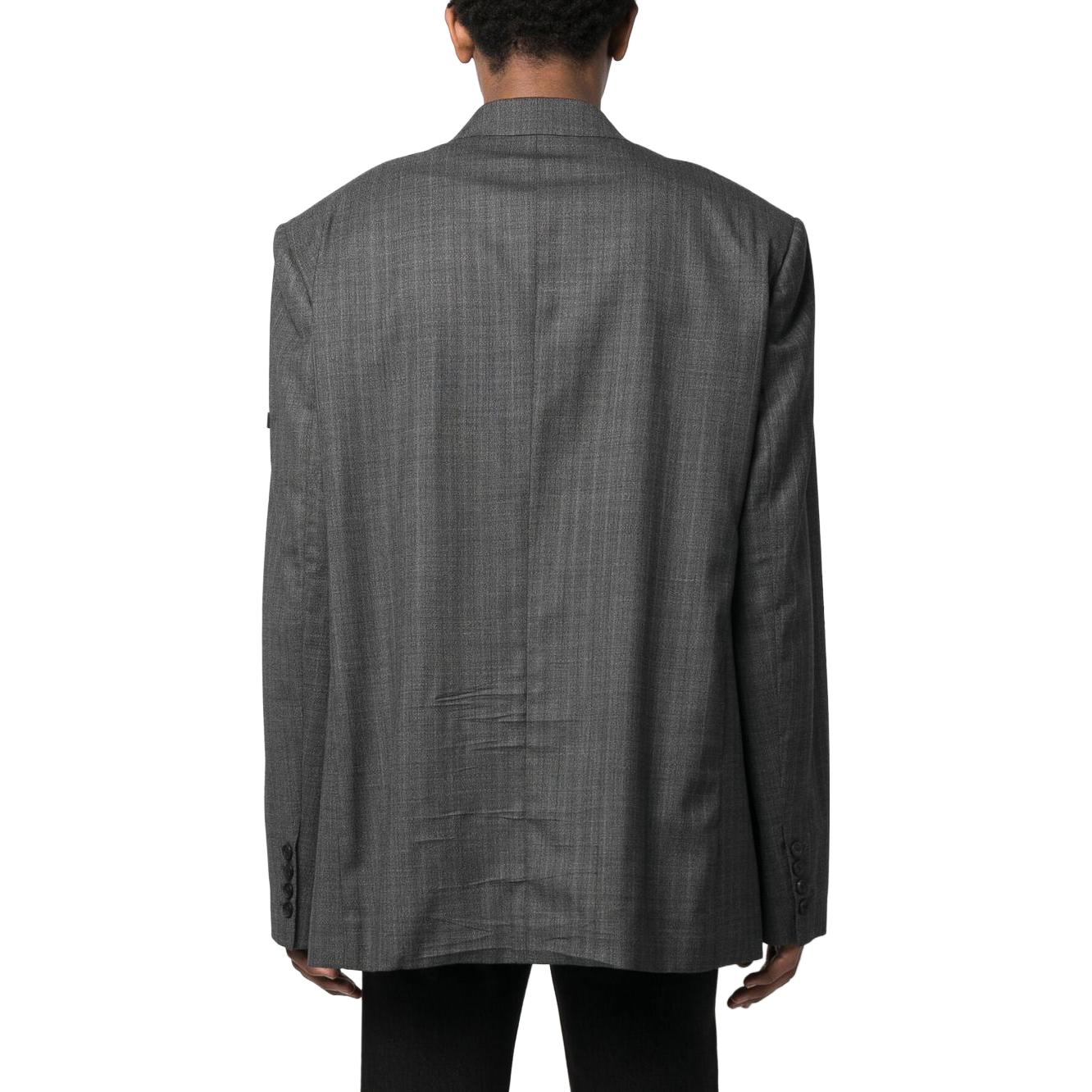 Purchase 巴黎世家 SS23 标志V领长袖夹克 常规版型 深灰色 674430TGT151240