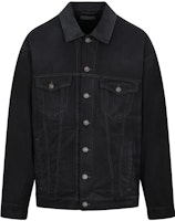 Balenciaga SS23 Monochrome Print Collared Button-Up Jacket Men’s Black 724646MTNW541129 Balenciaga SS23 Monochrome Print Collared Button-Up Jacket Men’s Black 724646MTNW541129