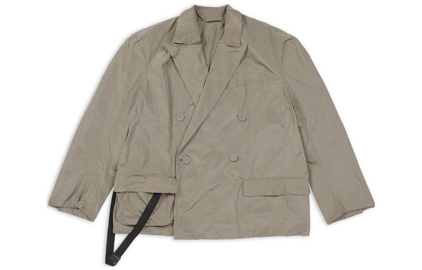 Order Balenciaga SS23 Jaket Oversized Double-Breasted Coffee Unisex 720043TMO051240