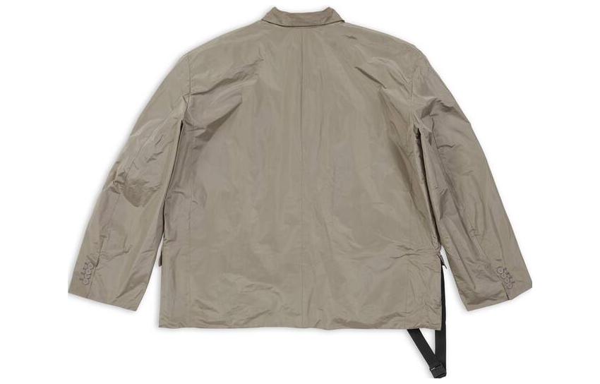 Lookbook Balenciaga SS23 Jaket Oversized Double-Breasted Coffee Unisex 720043TMO051240