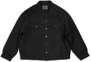 Balenciaga SS23 Oversized Jacket Loose Fit Black 724649TNW401105 Balenciaga SS23 Oversized Jacket Loose Fit Black 724649TNW401105