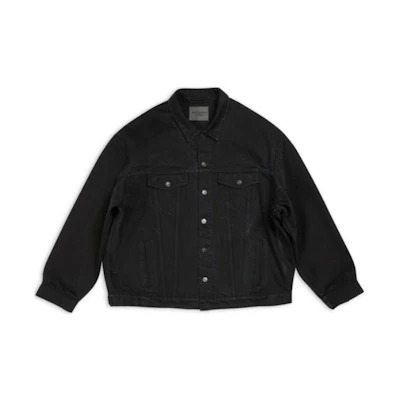 Balenciaga SS23 Oversized Jacket Loose Fit Black 724649TNW401105