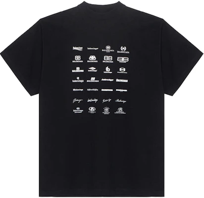 Balenciaga SS23 男女款黑色寬鬆版Logo印花T恤 712398TNVQ71070 Order Balenciaga SS23 男女款黑色寬鬆版Logo印花T恤 712398TNVQ71070