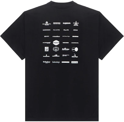 Balenciaga SS23 男女款黑色寬鬆版Logo印花T恤 712398TNVQ71070 Lookbook Balenciaga SS23 男女款黑色寬鬆版Logo印花T恤 712398TNVQ71070