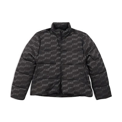 Balenciaga SS23 Patterned Print Long-Sleeve Cotton Jacket Brown Unisex 719863TMQ301369