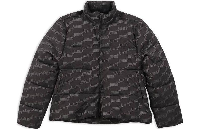 Balenciaga SS23 Patterned Print Long-Sleeve Cotton Jacket Brown Unisex 719863TMQ301369 圖 2