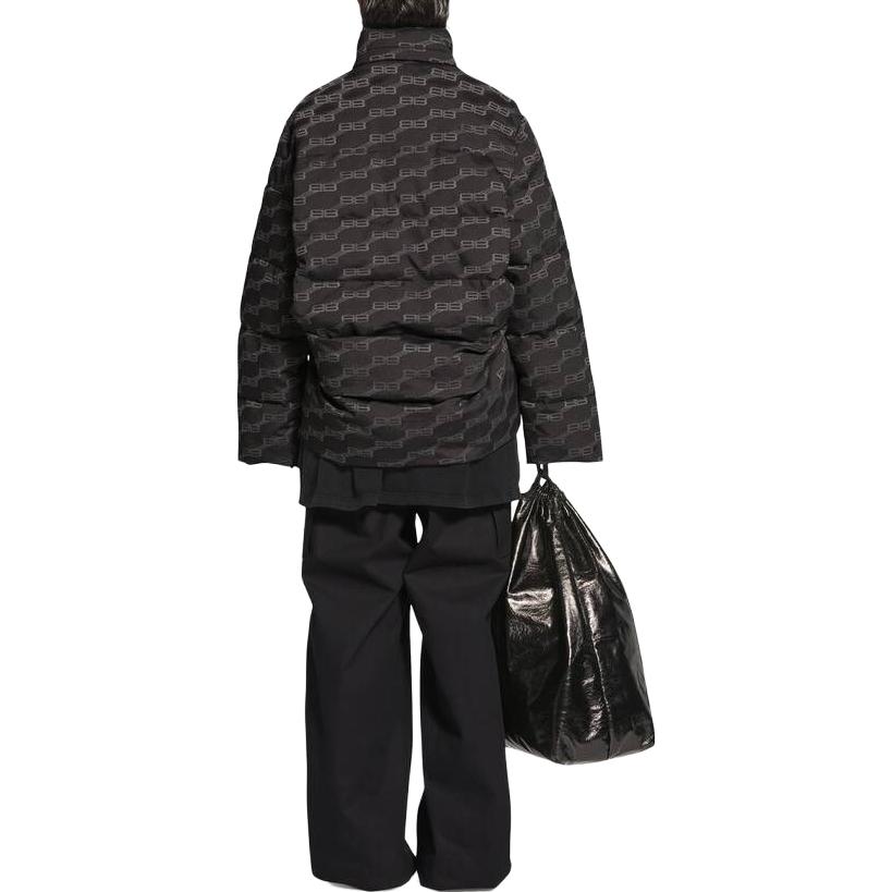 Balenciaga SS23 Patterned Print Long-Sleeve Cotton Jacket Brown Unisex 719863TMQ301369 圖 5