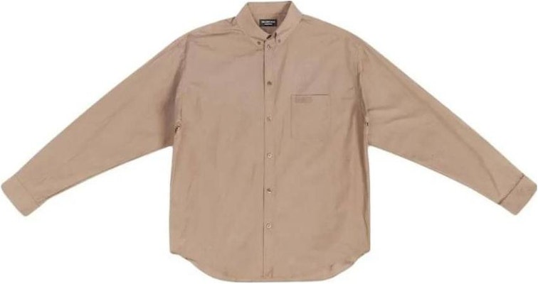 Balenciaga SS23 Kemeja Lengan Panjang Kasual Beige Lelaki 703842TYB187081 Order Balenciaga SS23 Kemeja Lengan Panjang Kasual Beige Lelaki 703842TYB187081