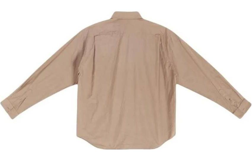 Lookbook Balenciaga SS23 米白色男士單排扣休閒長袖襯衫 703842TYB187081