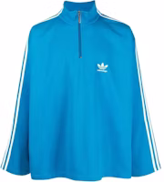 Balenciaga SS23 Striped Half-Zip Pullover Sweatshirt Blue - 724557TNVP54026 Balenciaga SS23 Striped Half-Zip Pullover Sweatshirt Blue - 724557TNVP54026