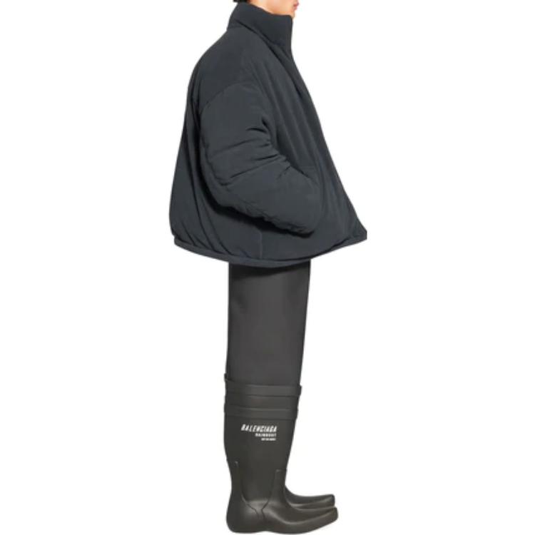 Balenciaga SS23 Washed Black Loose Fit Long Sleeve Jacket for Men. 704507TMQ041055 圖 5