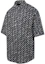 Shop Balenciaga SS24 Black Button-Up Short Sleeve Shirt with Allover Logo Print. 681702TQL071070