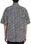 Sizing Balenciaga SS24 Black Button-Up Short Sleeve Shirt with Allover Logo Print. 681702TQL071070