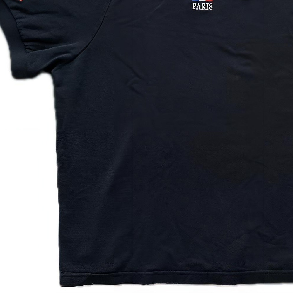 Purchase 巴黎世家 SS24 黑色常規版型刺繡字母Polo衫 791001TQVM68065