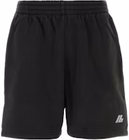 Order Balenciaga SS24 Charcoal Grey Logo Elastic Relaxed Fit Shorts. 676137TQVT81083