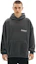 Shop Balenciaga SS24 Sudadera con Capucha Gris Estampado de Letras Fit Regular. 739024TKVI91662