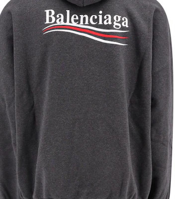Balenciaga SS24 Sudadera con Capucha Gris Estampado de Letras Fit Regular. 739024TKVI91662 Cheap Balenciaga SS24 Sudadera con Capucha Gris Estampado de Letras Fit Regular. 739024TKVI91662