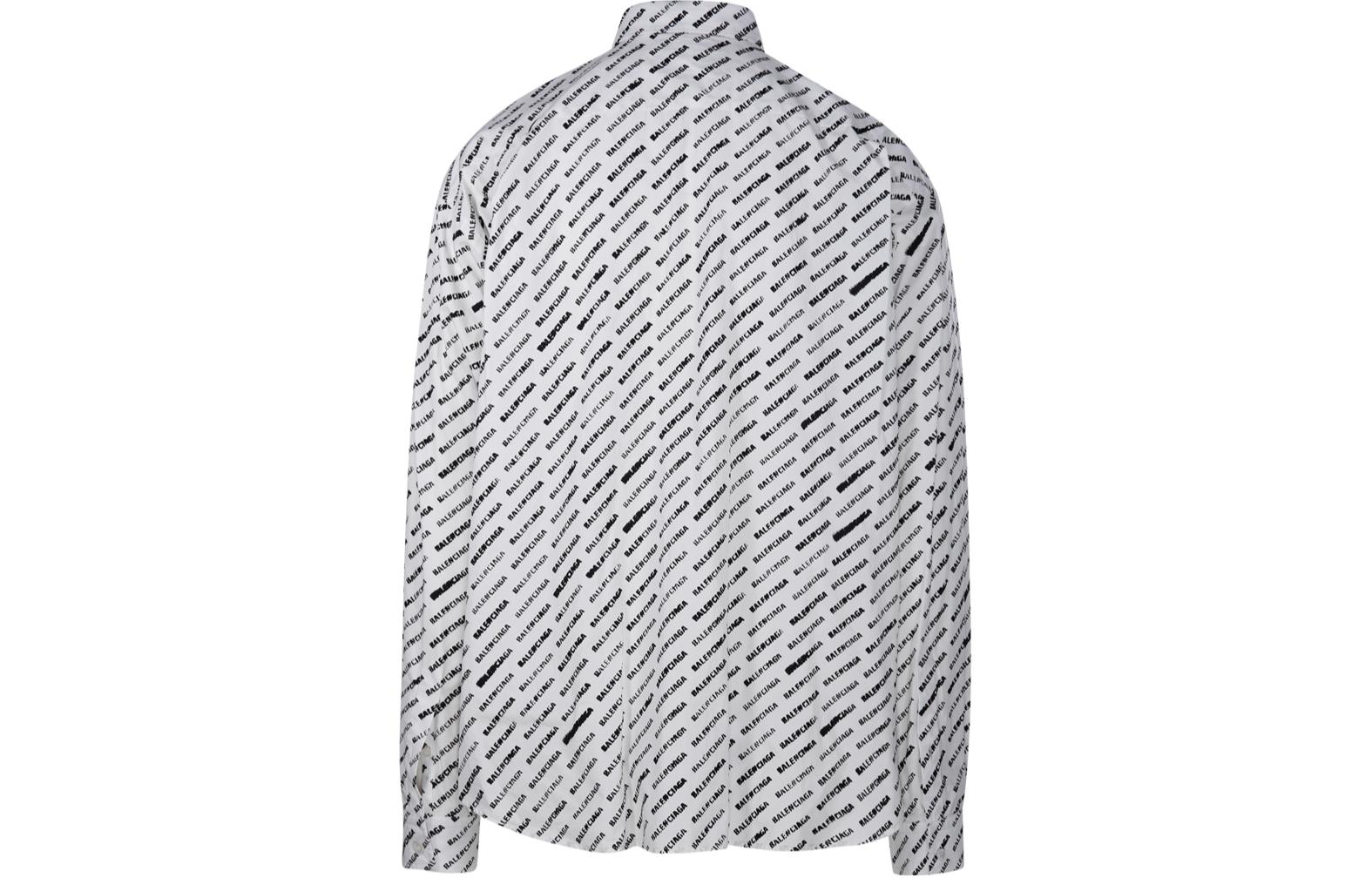 Balenciaga SS24  Letter Logo Print Long Sleeve Shirt Regular Fit Multicolor 662983TQL079040 圖 3