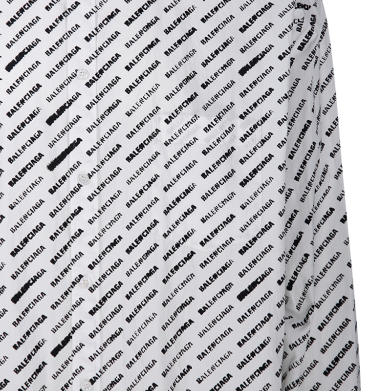 Balenciaga SS24  Letter Logo Print Long Sleeve Shirt Regular Fit Multicolor 662983TQL079040 圖 6