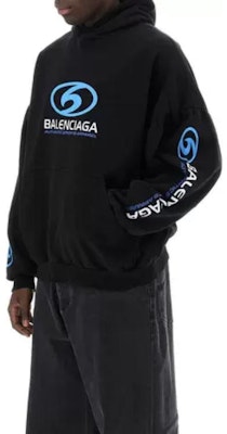 발렌시아가 SS24 로고 프린트 후디 캐주얼 긴팔 레귤러 핏. 761458TPVU71165 Sizing 발렌시아가 SS24 로고 프린트 후디 캐주얼 긴팔 레귤러 핏. 761458TPVU71165