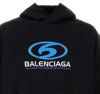 발렌시아가 SS24 로고 프린트 후디 캐주얼 긴팔 레귤러 핏. 761458TPVU71165 Cheap 발렌시아가 SS24 로고 프린트 후디 캐주얼 긴팔 레귤러 핏. 761458TPVU71165