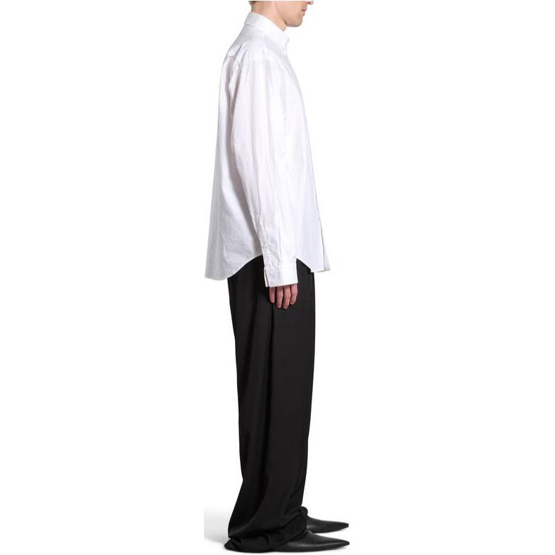 Balenciaga SS24  Oversized White Long-Sleeve Shirt with Pointed Collar. 790731TNM609000 圖 6