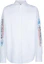 Buy Balenciaga SS24 White Embroidered Logo Long Sleeve Shirt Regular Fit. 773390TNM609000