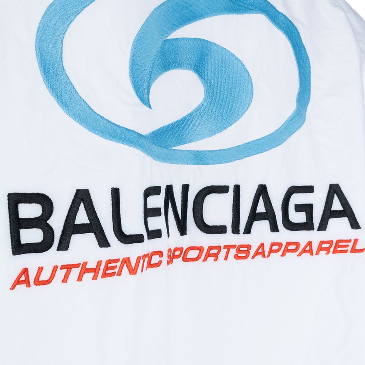 Balenciaga SS24  White Embroidered Logo Long Sleeve Shirt Regular Fit. 773390TNM609000 圖 4