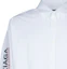 Purchase Balenciaga SS24 White Embroidered Logo Long Sleeve Shirt Regular Fit. 773390TNM609000