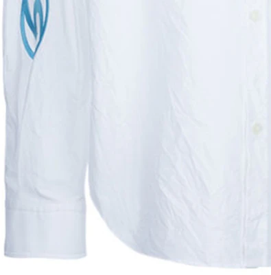 Balenciaga SS24 White Embroidered Logo Long Sleeve Shirt Regular Fit. 773390TNM609000 Sizing Balenciaga SS24 White Embroidered Logo Long Sleeve Shirt Regular Fit. 773390TNM609000