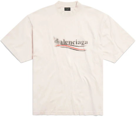 巴黎世家 SS24 字母印花中性款圆领T恤 常规版型 灰白配色 764235TQVI59784 Buy 巴黎世家 SS24 字母印花中性款圆领T恤 常规版型 灰白配色 764235TQVI59784