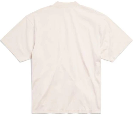 巴黎世家 SS24 字母印花中性款圆领T恤 常规版型 灰白配色 764235TQVI59784 Lookbook 巴黎世家 SS24 字母印花中性款圆领T恤 常规版型 灰白配色 764235TQVI59784