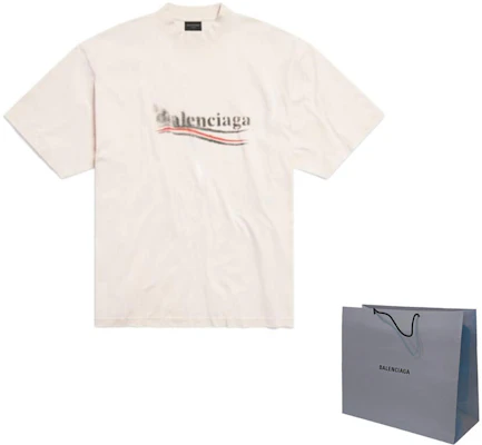 巴黎世家 SS24 字母印花中性款圆领T恤 常规版型 灰白配色 764235TQVI59784 Shop 巴黎世家 SS24 字母印花中性款圆领T恤 常规版型 灰白配色 764235TQVI59784