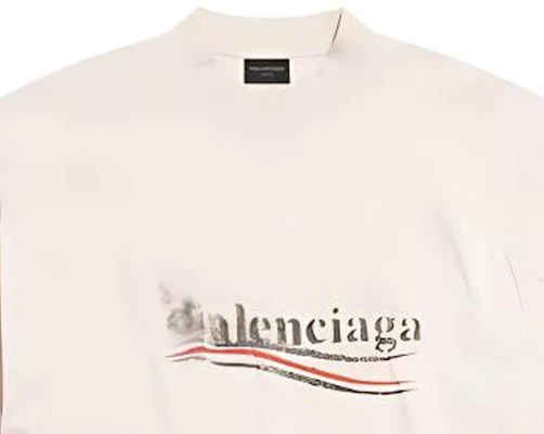 巴黎世家 SS24 字母印花中性款圆领T恤 常规版型 灰白配色 764235TQVI59784 Purchase 巴黎世家 SS24 字母印花中性款圆领T恤 常规版型 灰白配色 764235TQVI59784