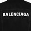 Sizing Balenciaga Jaket Denim Hitam SS24 Unisex Lengan Panjang Regular Fit. 790869TQW54