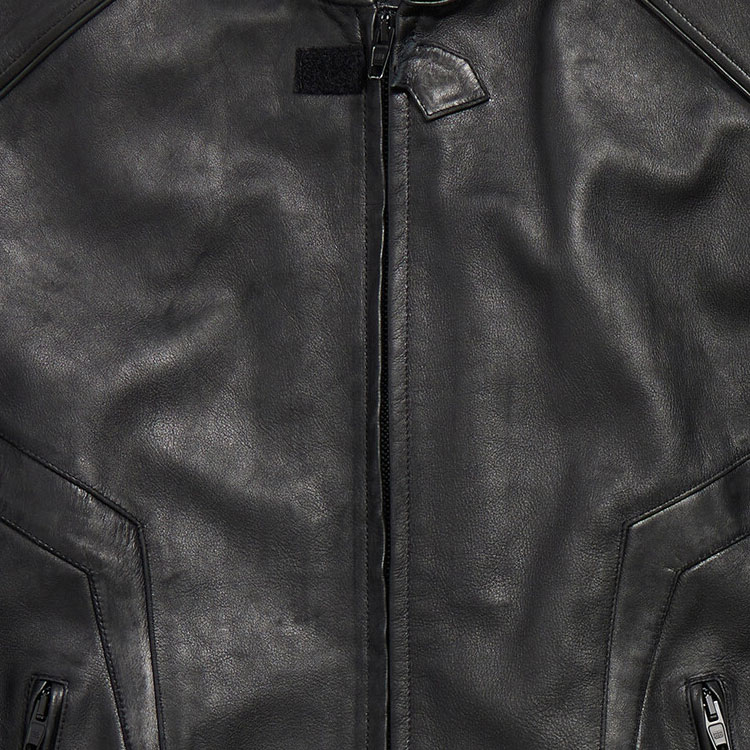 Balenciaga SS24 Black Leather Zip-Up Hoodie Jacket Unisex Oversized Fit. 790201TOS141000 圖 9