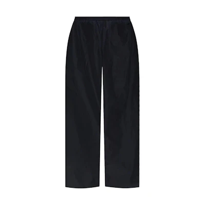 Balenciaga SS24 Black Wide-Leg Casual Pants with Elastic Pockets Unisex. 794740TPQ381000