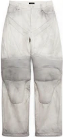 Balenciaga SS24 Contrast Straight-Leg Mid-Rise Relaxed Pants White. 747080TOS149012 Balenciaga SS24 Contrast Straight-Leg Mid-Rise Relaxed Pants White. 747080TOS149012