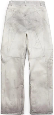 Balenciaga SS24 Seluar Putih Potongan Lurus Mid-Rise Gaya Santai. 747080TOS149012 Lookbook Balenciaga SS24 Seluar Putih Potongan Lurus Mid-Rise Gaya Santai. 747080TOS149012