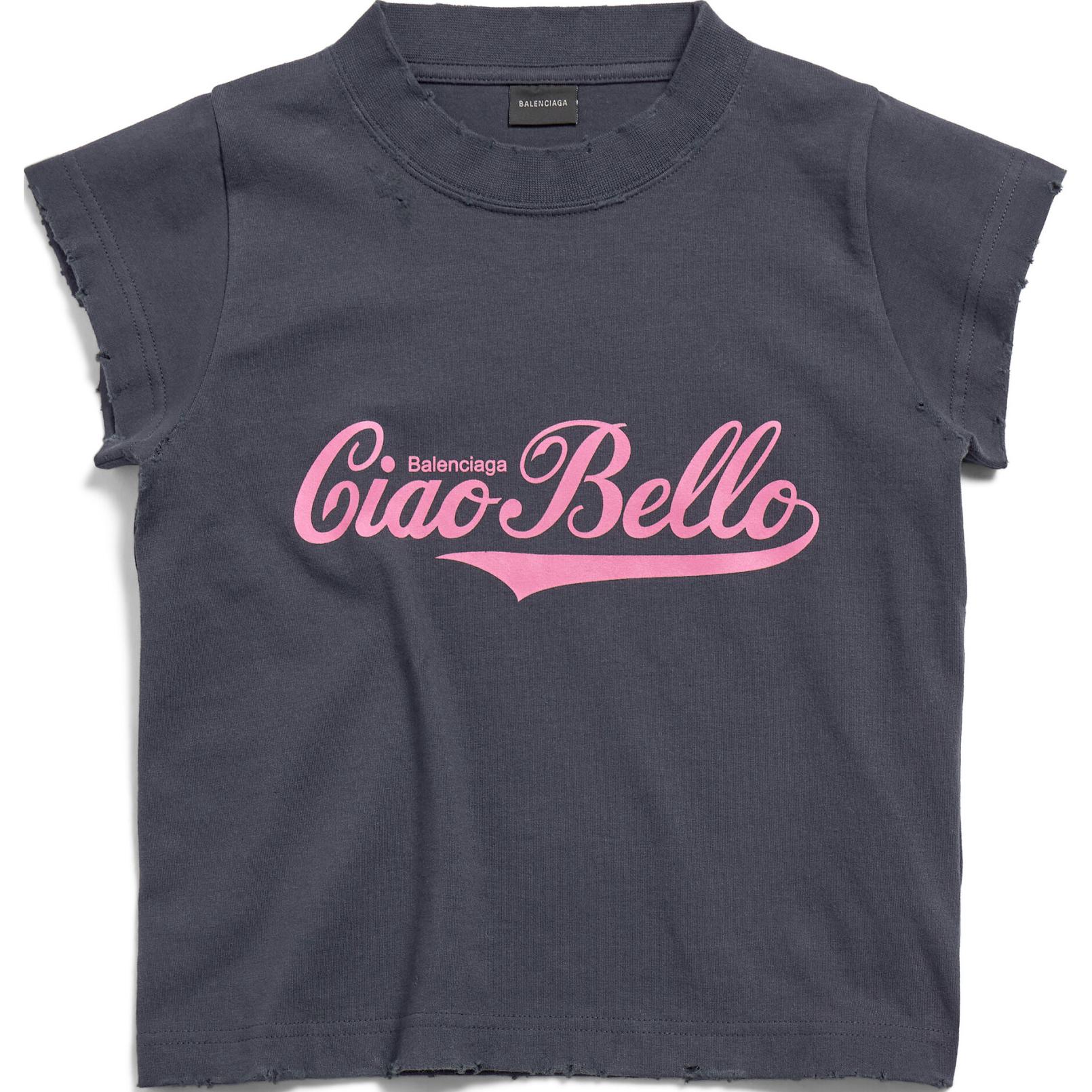 Balenciaga SS24 Letter Logo Print Sleeveless Black Regular Fit Unisex T-Shirt. 807341TRVH31055 圖 2