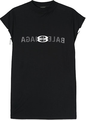 Balenciaga SS24 Letter Logo Print Unisex Black Crewneck T-Shirt Regular Fit 790352TQVJ41569 Order Balenciaga SS24 Letter Logo Print Unisex Black Crewneck T-Shirt Regular Fit 790352TQVJ41569