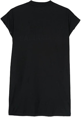 Balenciaga SS24 Letter Logo Print Unisex Black Crewneck T-Shirt Regular Fit 790352TQVJ41569 Lookbook Balenciaga SS24 Letter Logo Print Unisex Black Crewneck T-Shirt Regular Fit 790352TQVJ41569